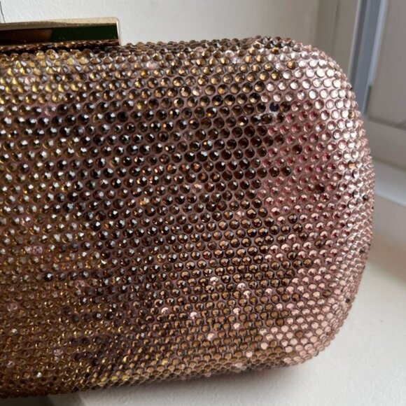 MARCIANO Glass Crystal Small Evening Clutch - Picture 2 of 15